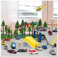 Siku plateforme d’atterrissage hélicoptère jouet - Héliport avec hélicoptère 1:87-2