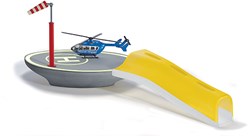 Siku plateforme d’atterrissage hélicoptère jouet - Héliport avec hélicoptère 1:87