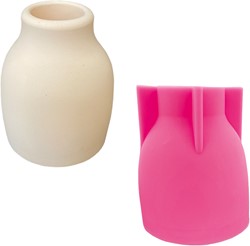 Jesmonit-Silikonform, 12,5 x 15 cm, ovale Vase