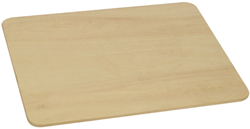BigJigs planche à découper en bois cuisine jouet rouge 24x18cm