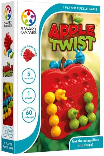 Smart Games Lernspiel Apple Twist - Logikpuzzle mit 60 Aufgaben