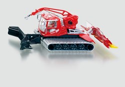 SIKU 4914, Pistenbully, 1:50, Metall/Kunststoff, Rot, Ausziehbare Seilwinde