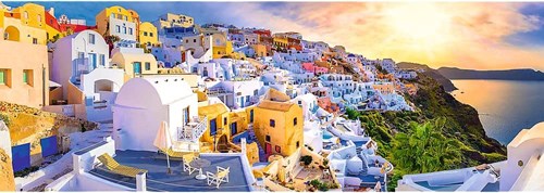 Trefl Sonnenuntergang in Santorini, Griechenland - 1,000 pieces