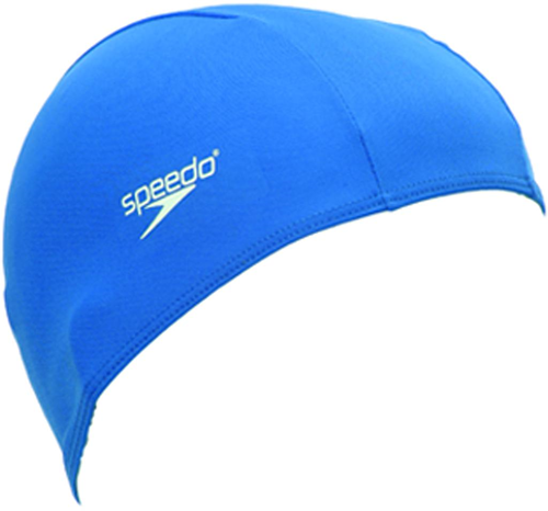Speedo bonnet de bain polyester bleu - accessoire de natation pour adultes
