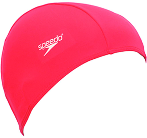 Speedo bonnet de bain polyester - accessoire natation adulte - rouge