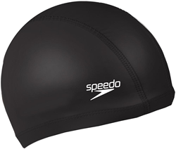 Speedo bonnet de bain Pace polyester noir - bonnet de natation adulte