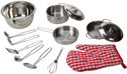 Bigjigs Set de cuisine en acier