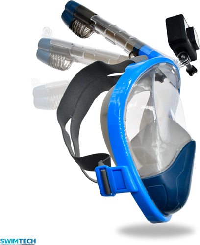 SwimTech Masque de Snorkeling Intégral - Adultes