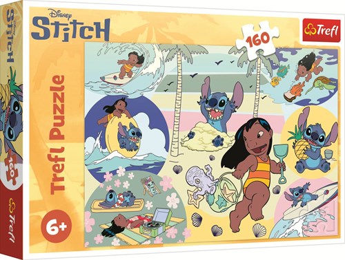 Trefl Puzzle Disney Lilo & Stitch 160 Teile Karton Kinderpuzzle-2