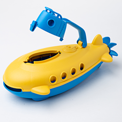 Green Toys Bateau de plongée poignée bleue