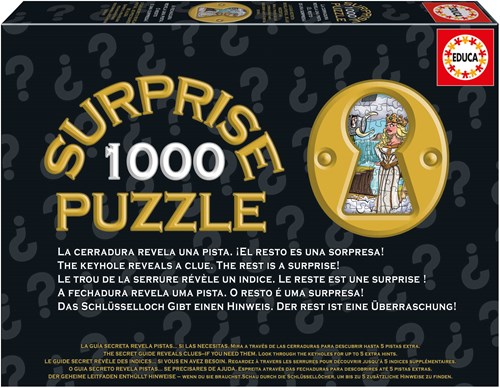 Educa Puzzle Knights Round Table 1000 Teile Karton Erwachsene