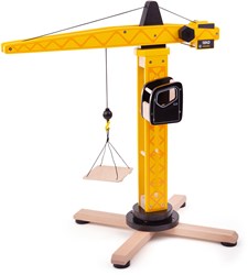 Tidlo Holzturmdrehkran Baukran - Spielzeug - 58cm