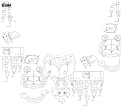 Matta set de table coloriage château princesse silicone Tripp Trapp réutilisable