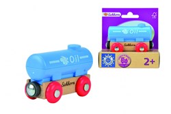 Eichhorn Holz Eisenbahn Tankwaggon - Spielzeug Zugwagen FSC