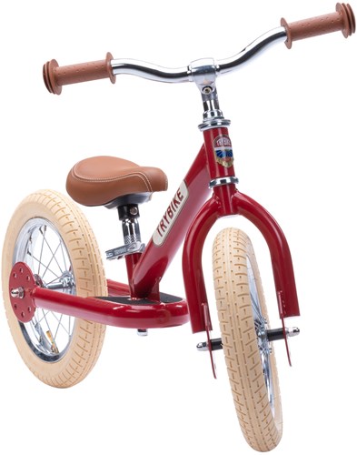 Trybike loopfiets 2 in 1 Steel - vintage rood