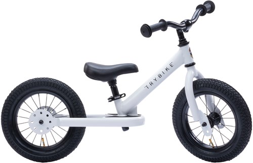 Trybike loopfiets 2 in 1 Steel - wit