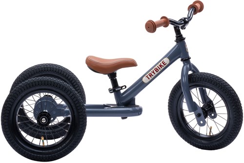 Trybike Laufrad Steel 2-in-1 grau - Laufrad und Dreirad