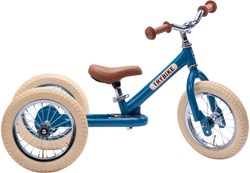 Trybike draisienne Steel 2-en-1 bleu vintage - vélo d'équilibre enfant