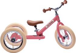 Trybike Laufrad 2-in-1 Steel - Vintage Rosa - Kinder Draisienne Fahrrad