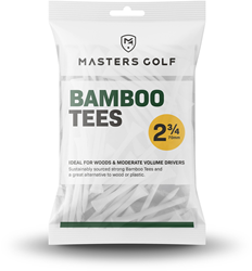 Masters Bamboo Tees (Bag of 20) - White - 2 3/4"