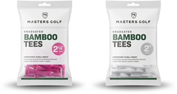 Masters Bamboo Graduated Tees (Bag of 20) - Orange - 2 3/4"