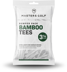Masters Bamboo Tees (Bag of 85) - White - 3 1/4"
