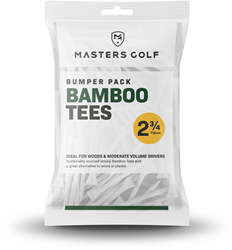 Masters Bamboo Tees (Bag of 110) - White - 2 3/4"
