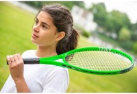 Angel Sports raquette de tennis verte 25 pouces pour enfants-3