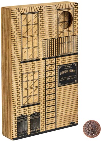 Professor Puzzle boîte à énigmes en bois Sherlock Holmes jeu mystère pièce-3