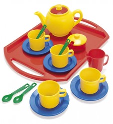 Dantoy Theeservies op blad (18-delig)