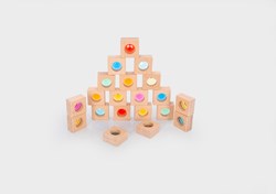 TickiT Holzspielzeug Kaleidoskop Bausteine FSC 100% - Set mit 20 Stück