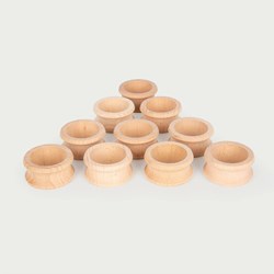 TickiT Tickit Natuurlijke Houten Servetringen