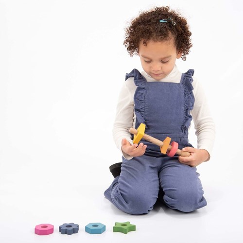 TickiT Tickit Regenboog Houten Vorm Twister-2