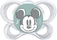 Tigex Schnuller Disney Mickey Silikon 18-36M 2er Set mehrfarbig-2
