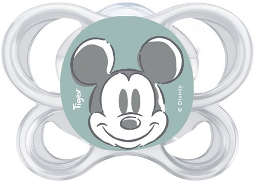 Tigex Schnuller Disney Mickey Silikon 18-36M 2er Set mehrfarbig-2