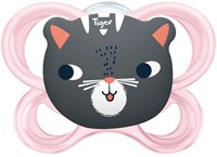 Tigex Schnuller Silikon 18-36 Monate Cat Mouse 2er Set-2