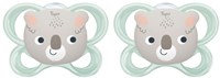 Tigex Schnuller Silikon Baby 6-18 Monate Koala Biber Set 2 Stück