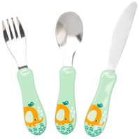 Tigex Besteckset aus Edelstahl für Kinder - bunt und ergonomisch