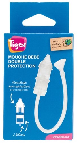Tigex - Care - Baby Nasal Aspirator - Double Filter-2