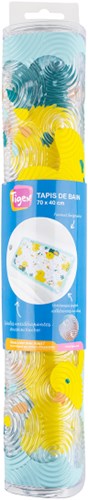 Tigex Badematte Ente - rutschfeste Baby Badematte 69x39 cm Gummi