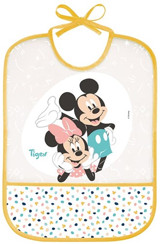 Tigex Disney Lätzchen Mickey & Minnie wasserdicht und leicht zu reinigen