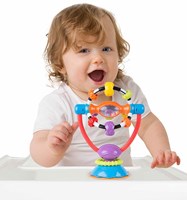 Tigex Spielzeug Hochstuhl Drehspiel buntes Lernspielzeug für Kinder-2