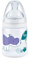 Tigex Babyflasche Transition+ 150ml mit Nilpferd Design für 0-6 Monate