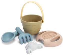 Dantoy jouet de plage bio - set de sable durable 5 pièces