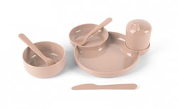 Dantoy TINY Dinnertime servies geschenkset (zand/7-delig)