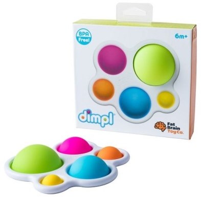 Tomy sensorisches Spielzeug Dimpl Manipulationsspiel Silikon Pop Kissen