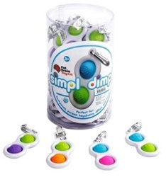 Tomy jouet fidget Simpl Dimpl - pop it en silicone multicolore