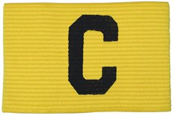 Precision brassard capitaine sport jaune senior - Big C bande football