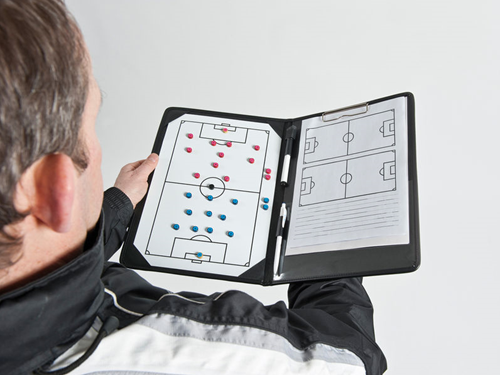 Präzisions-Profi-Fußballtrainer-Taktik-Mappe 