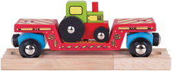 Bigjigs Rail Waggon Mit Traktor
